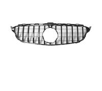 Grille frontale forme noir brillant Pour Benz Classe C W205 2015-2018 C180 C200 C250 C300 Chrome Black Diamonds Calandre Avant(GTR-Black W360)