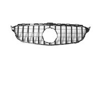 Grille frontale forme noir brillant Pour Benz Classe C W205 2015-2018 C180 C200 C250 C300 Chrome Black Diamonds Calandre Avant(GTR-Glossy Black)