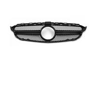 Grille frontale forme noir brillant Pour Benz Classe C W205 2015-2018 C180 C200 C250 C300 Chrome Black Diamonds Calandre Avant(AMG-Glossy Black)
