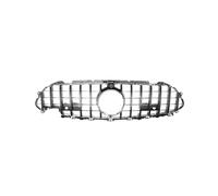 Grille frontale forme noir brillant Pour Benz Pour Classe Pour CLS C257 2019 2020 2021 2022 Grille De Pare-chocs En Diamant Chromé Calandre Avant(GTR-Black)