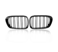 Grille frontale forme noir brillant Pour BMW E46 98-01 Grille De Pare-chocs Avant Voiture 2 Portes Noir Brillant Capot Course Grilles Remplacement Calandre Avant