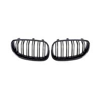 Grille frontale forme noir brillant Pour BMW Pour M5 E60 E61 325i 2004-2009 Pare-chocs Avant Chrome Diamants Grilles De Capot Calandre Avant(Glossy Black)