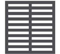 Grille Gauche/Droite Blache pour Armoire Réfrigérée