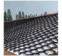Grille géo durable de 10,2 cm pour stabilisation des pentes raides. Grille de sol en polyéthylène robuste pour chemins de gravier et allées - Solution de pavage perméable de 1 x 5 m