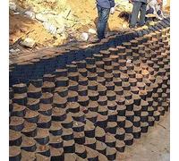 grille, Géogrille stabilisatrice for mur de soutènement, bloc sol/gravier, stabilisateur pente robuste for jardin, 2 x 10 m/6,6 32,8 pi(2x7M/6.6x22.9FT)