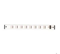 Grille glissière 275x22mm blanc - RENSON - 9099