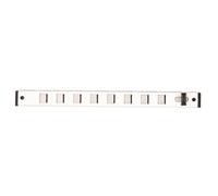 Grille glissière H22 LG275 blanc - RENSON - 48516