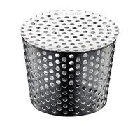 Grille Gouttière Acier Inoxydable 304 Diamètre 50-200mm Hauteur 60-90cm Protection Anti-Feuilles Débris Animal Toiture Drainage Extérieur Salle De Jardin Fixation sans Outil