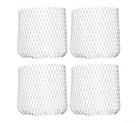 Grille Gouttière Acier Inoxydable Pour Débris Et pour mousse(4pcs) | Acier inoxydable robuste, installation sans outils, bloque feuilles et mousse, longueur 15cm, résistant à la rouille