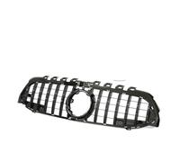 Grille Grille Pare-Chocs Avant pour Benz Classe A V177 W177 2019-2022 pour GTR Diamond pour AMG A35 A45 Grille Chorme Noire A200 A180 Radiateur(Style 3)