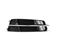 Grille Hexagonale En Nid D'abeille Pour Phare Antibrouillard Pour A6 C7 A6L Pour S-Line 2015-2018 Protection De Pare-chocs Avant 4G0807681AN(Sliver Right)