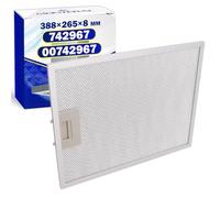 Grille Hotte Aspirante 388x265x8 mm avec le Code 00742967 742967 pour Bosch pour Balay pour Constructa pour Siemens pour Neff - MONTERAL