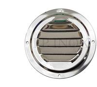 Grille inox Ronde Avec Moustiquaire Ø 102 mm inox Aération Ventilation