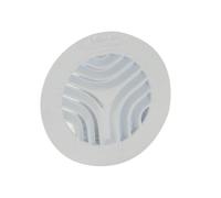Grille intérieure - NICOLL - GATM125 - Ø125 mm - À clipser - Moustiquaire