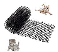 Grille Jardin Anti Chiens, Pointes Répulsif Dissuasif, Tapis Anti-Chat avec Pointes, Tapis Anti Chat Jardin, pour Jardin Et Clôture Chats, Fait en Plastique, Protéger Plante Et Chat, 200 x 30 Cm