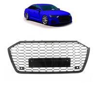 Grille Kühler noire brillante Wabengrill Avant LLCTOOLS pour Audi A6 4G C8 2018