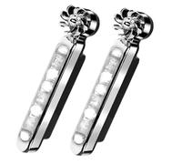 Grille LED - Décoration pour phares alimentés par 2 pièces, Lampe de Conduite réglable, Accessoire pour véhicule | Aucun Projet d'installation pour SUV, camions, ramassage, Moto,