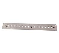 Grille Longue Volet Réglable aération 300 x 37mm inox A4-316 Air