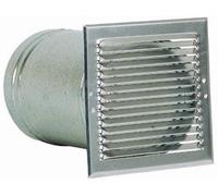 Grille métal d'entrée et sortie d'air mural - Ø 160 mm - THERMOR - 900365