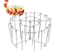 Grille métallique pour friteuse à air comprimé de qualité alimentaire - Support vertical rond en acier inoxydable | Support multi- pour brochettes Instant Party Mariage