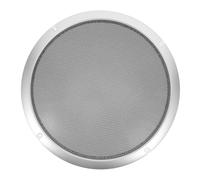 Grille Métallique Ronde pour Caisson de Basses, Protection Audio | Maille Résistante aux Rayures, Finition Argentée Élégante, Remplacement Facile, pour Woofer et Installation Audio