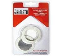 Bialetti Filtre à café 0800003 — 1 filtre plat et 3 joints (3 tasses)