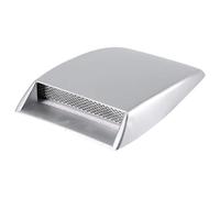 Grille Moteur D'AéRation Décoration Universelle Automobile Prise D’air Flux D’air Capot Simulation Ventilation Berline SUV Camion Entrée Pour Décoration Toit De Voiture(Silver)