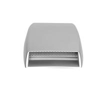 Grille Moteur D'AéRation Décoration Universelle Voiture Couvercle Sortie D’air Capot Prise Flux Modification Accessoires Entrée Auto(Silver)