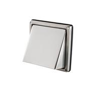 Grille mural extérieur DN 125mm Ø 120mm Bouche sortie Capot Ventilation Aération