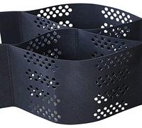 Grille murale de soutènement de jardin, stabilisateur de gravier, grille de gravier, grille de stabilisation de la terre végétale, grille de gravier de pois de 5,1 cm de haut, pavés rétractables et