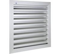 Grille de ventilation 400 x 300 mm aluminium gris RENSON 41143