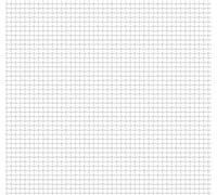 Grille ondulée en acier inoxydable 50×50 cm 11×11×2 mm