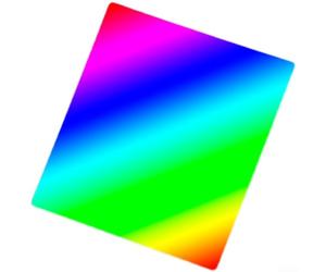 Grille optique 36 x 38 mm pour expériences de spectroscopie avec gravure et précision constante du motif de diffraction (100 lignes)