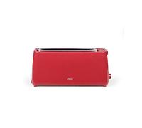 LIVOO Grille-pain fente longue DOD168RC 900 W thermostat réglable 7 niveaux Rouge