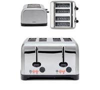 Grille-pain 1700 W INOX 4 fentes larges 3 cm