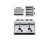 Grille-pain 1700 W INOX 4 fentes larges 3 cm