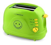 Grille pain 2 emplacements SMILEY - ESPERANZA - 7 niveaux de grillage - Vert