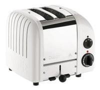 Grille-pain 2 fentes 1200w blanc Dualit 27033 Blanc