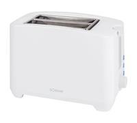 Bomann Grille‑pain 2 fentes TA6065CB – Décongélation, Réchauffage, Arrêt automatique – Blanc