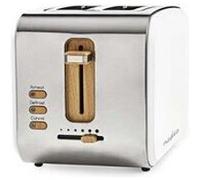 Grille-pain 2 fentes larges 900w blanc soft-touch fonction décongélation Blanc G