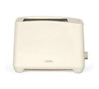 Grille-pain 2 fentes - LIVOO - DOD162C - 750 W - Thermostat réglable : 7 niveaux - Blanc cassé Blanc