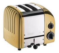 Grille-pain 2 fentes newgen laiton Dualit 27391 Jaune