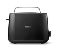 Grille-pain 2 Fentes Noir 830W 8 Niveaux