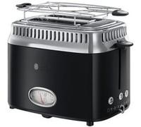 Grille-pain 2 fentes Russell Hobbs Retro Noir Noir Classique intense G