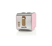 Nedis KABT510EPK - Grille-pain 2 fentes 900W/230V rose