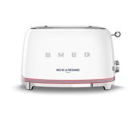 Smeg, Grille-pain 2 Tranches TSF01IDFEU, 2 Fentes 36 mm, 6 Niveaux de Brunissage, Fonction Chauffage, Décongélation et Bagel, Éjection Automatique du Pain, Ramasse Miettes, 950 W, Ines de la Fressange