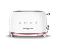Smeg Grille-pain 2 tranches TSF01IDFEU Ines de la Fressange Esthétique Années 50 Blanc