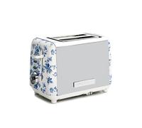 Grille-pain 2 tranches - Laura Ashley - China Rose - fentes auto-centrantes, chauffe-viennoiseries, modes variés, bac à miettes.