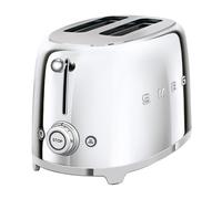 Smeg Grille-pain TSF01 Vintage années 50 2 fentes 950 W Chrome