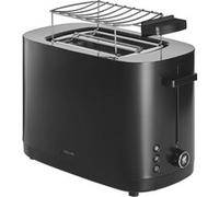Zwilling Grille‑pain ENFINIGY – 2 tranches, chauffe‑viennoiserie, 7 degrés de brunissement, noir